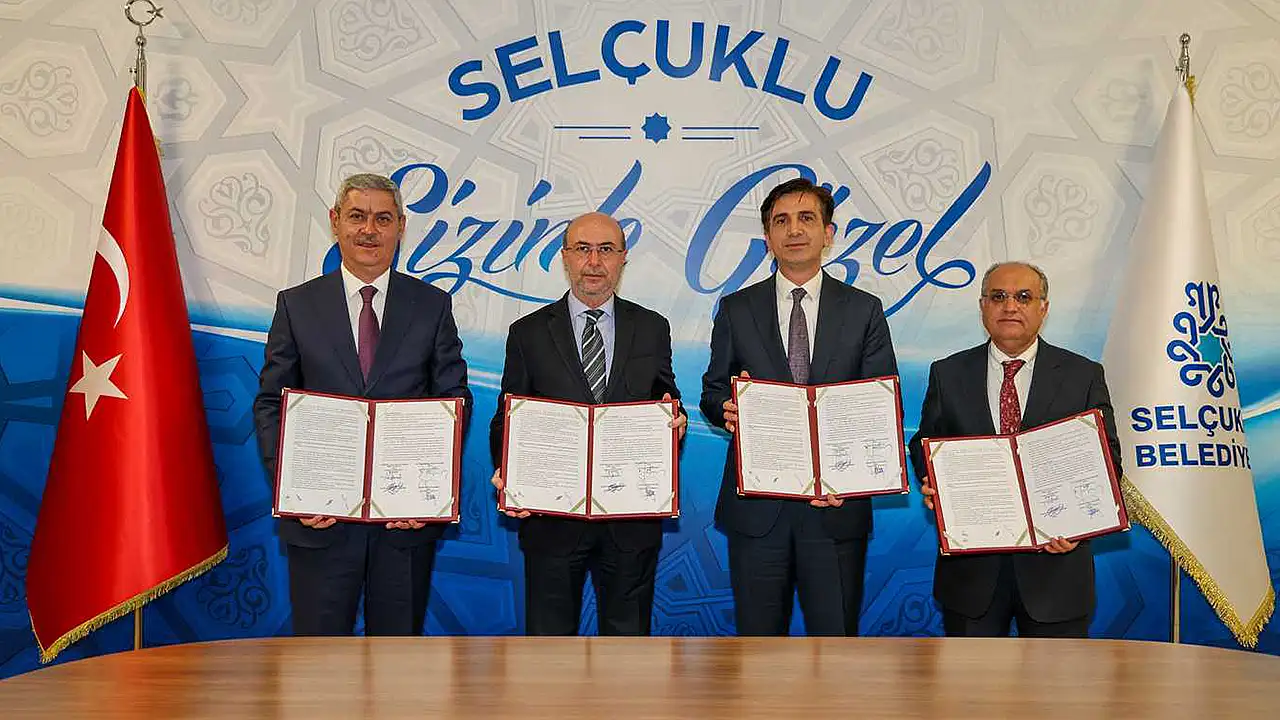 Selçuklu Belediyesi, KOP, İnnoPark ve İlçe Milli Eğitim Müdürlüğü paydaşlığında 12-17 Mayıs'ta düzenlenecek TEKNOSEL 2026 Teknoloji Festivali için protokol imzalandı.