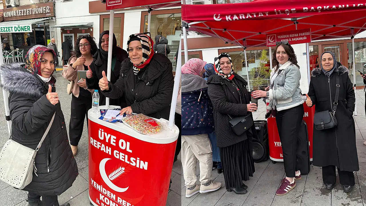 Yeniden Refah Partisi Konya İl Kadın Kolları anlamlı bir projeye imza attı