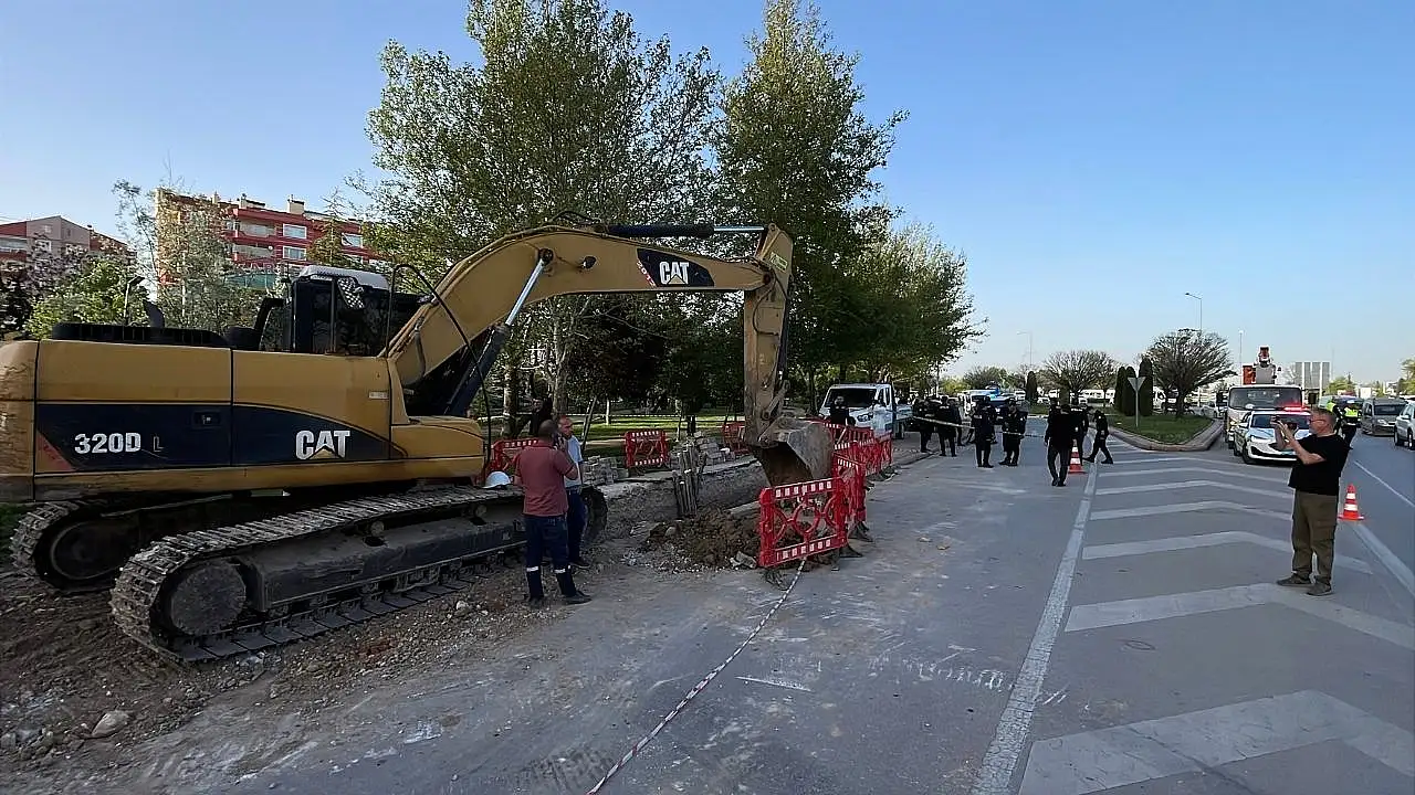 Konya'da altyapı kazısında göçük oldu