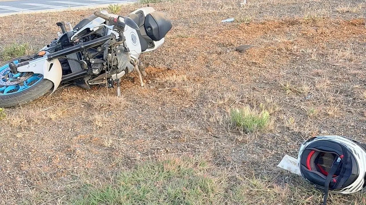 Konya'da kadın motorsiklet sürücü ağır yaralandı