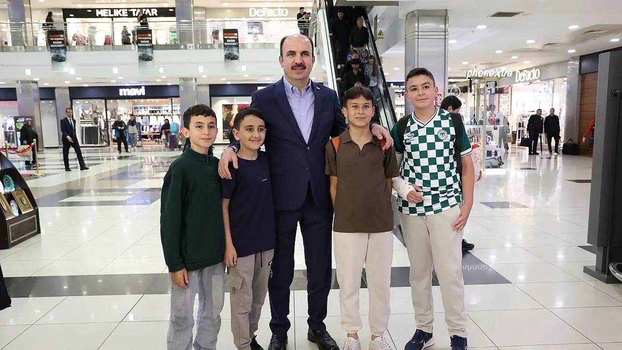 Konya'da bayram hareketliliği: Başkan Altay sahada