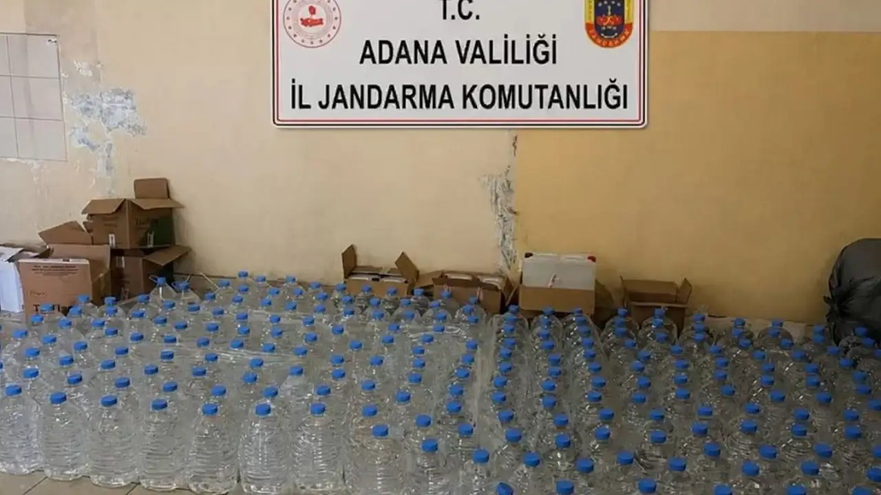 Konya'da kaçak alkol operasyonu