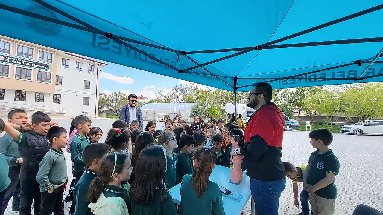 Konya'da miniklere sağlıklı yaşam bilinci aşılandı