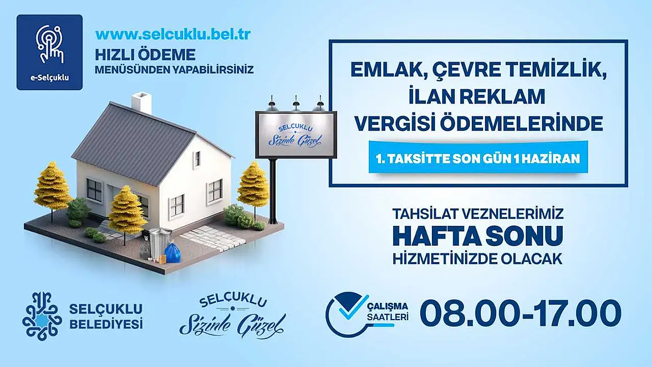 Konyalılar dikkat! 1 Haziran'a kadar yapmayan cezayı yiyecek!