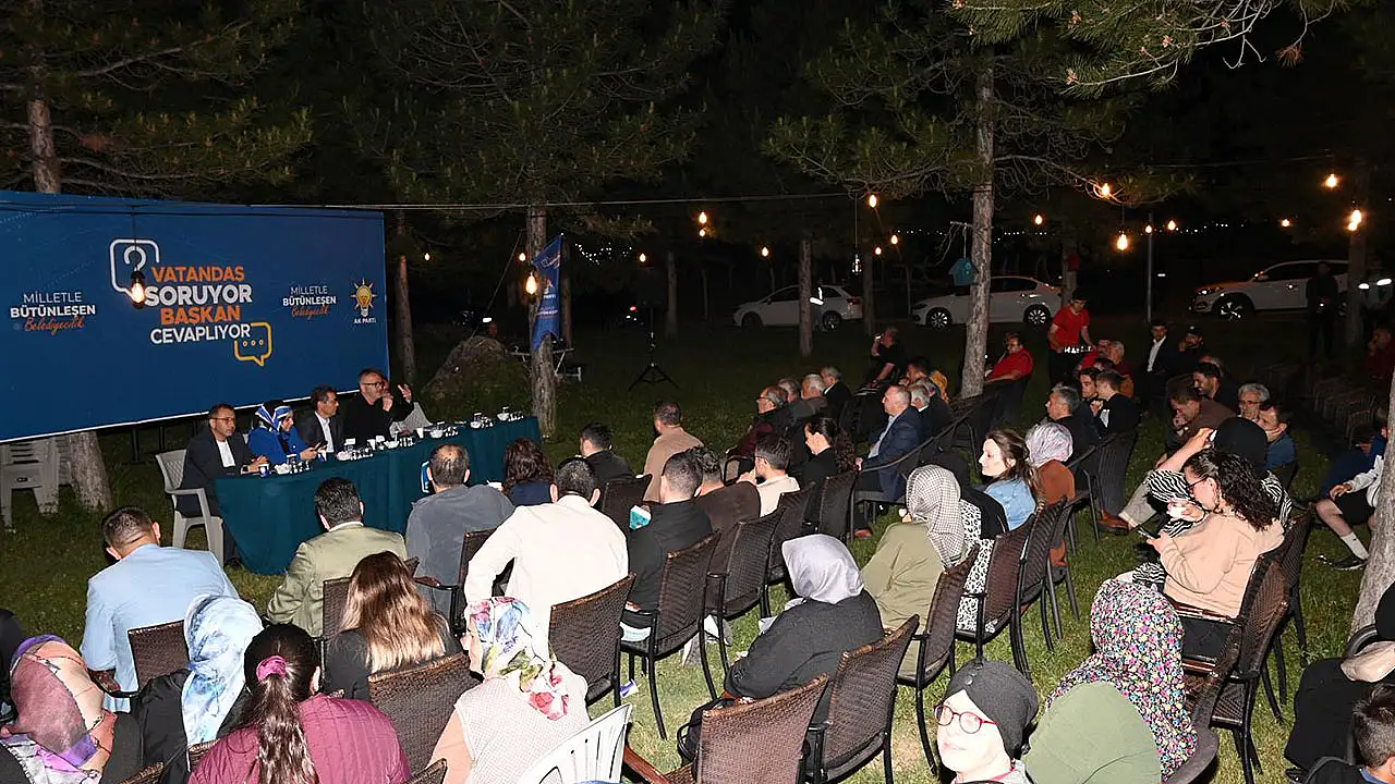 Başkan Ustaoğlu vatandaşla buluştu