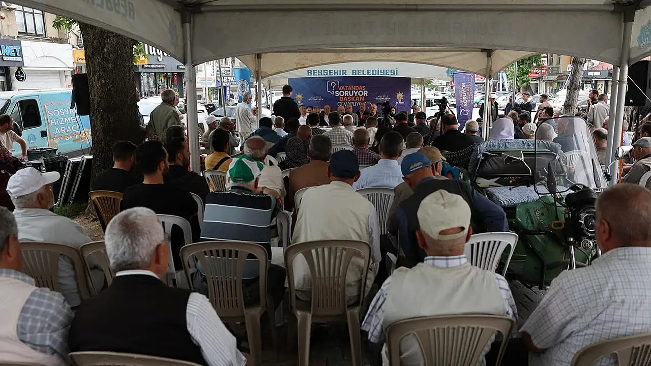 Beyşehir Belediye Başkanı Bayındır vatandaşın sorularını cevapladı