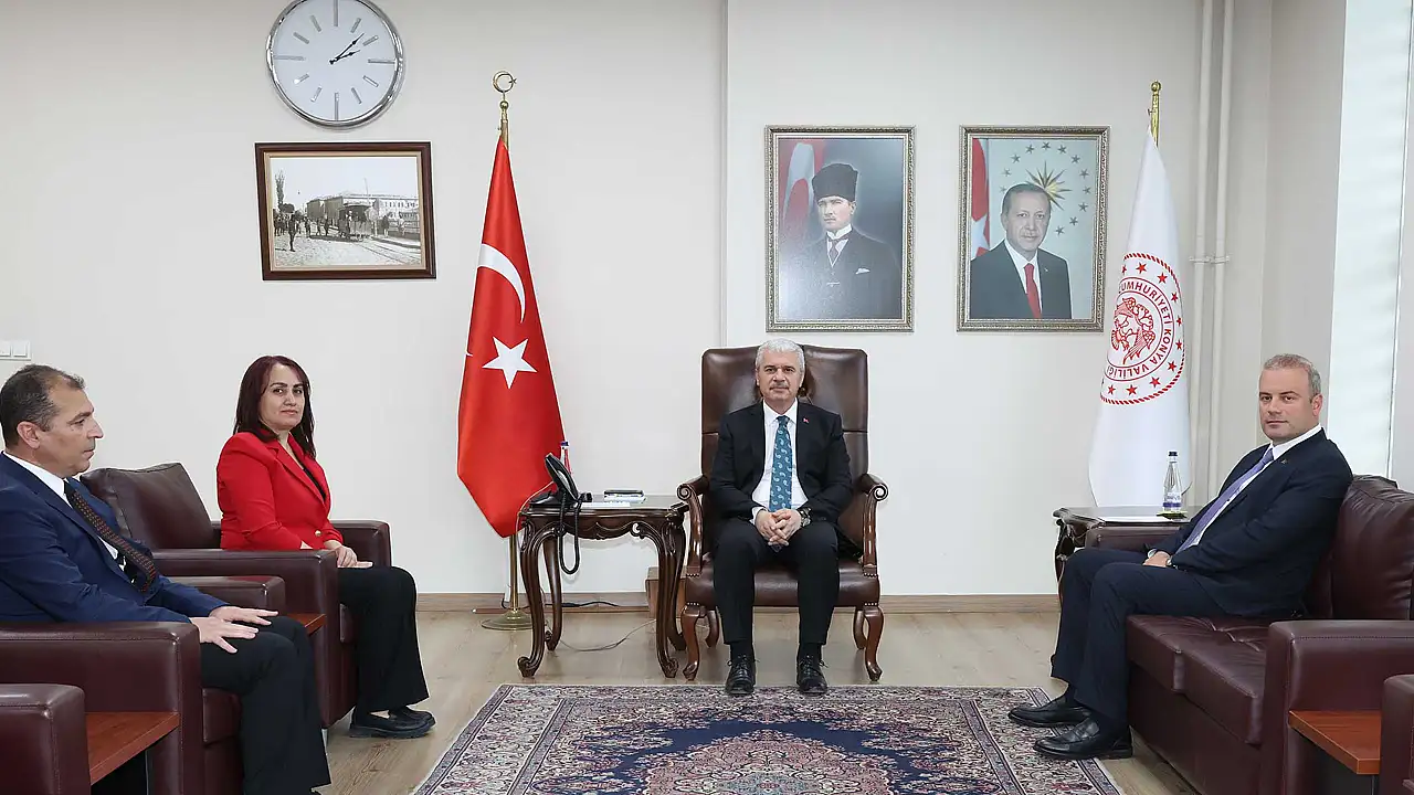 Çevre Haftası Konya'da kutlanıyor Vali Akın'a anlamlı ziyaret