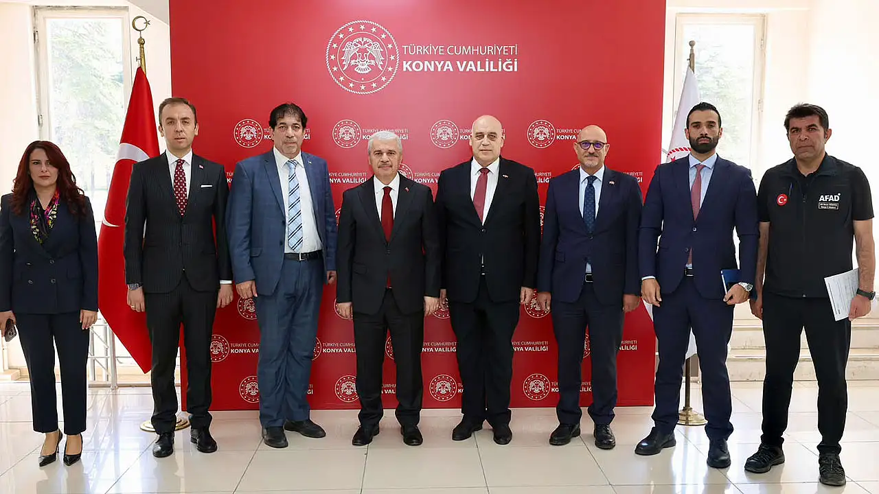 Filistin Büyükelçisi Ceyş'ten Vali Akın'a ziyaret