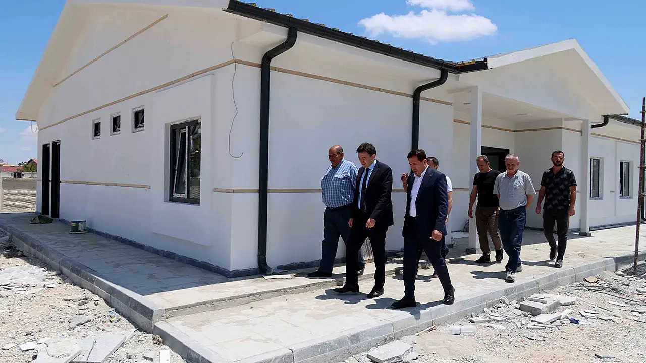 Karatay'da yeni sağlık merkezi hızla yükseliyor