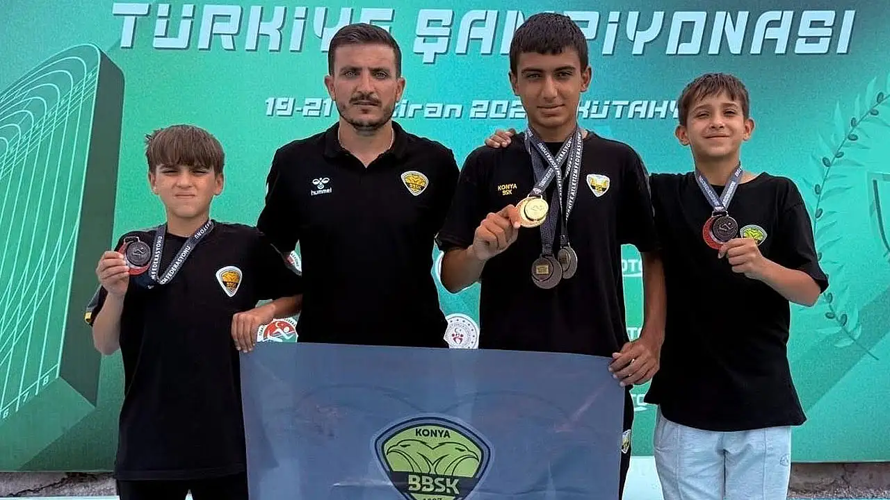Konya Büyükşehir'den madalya yağmuru