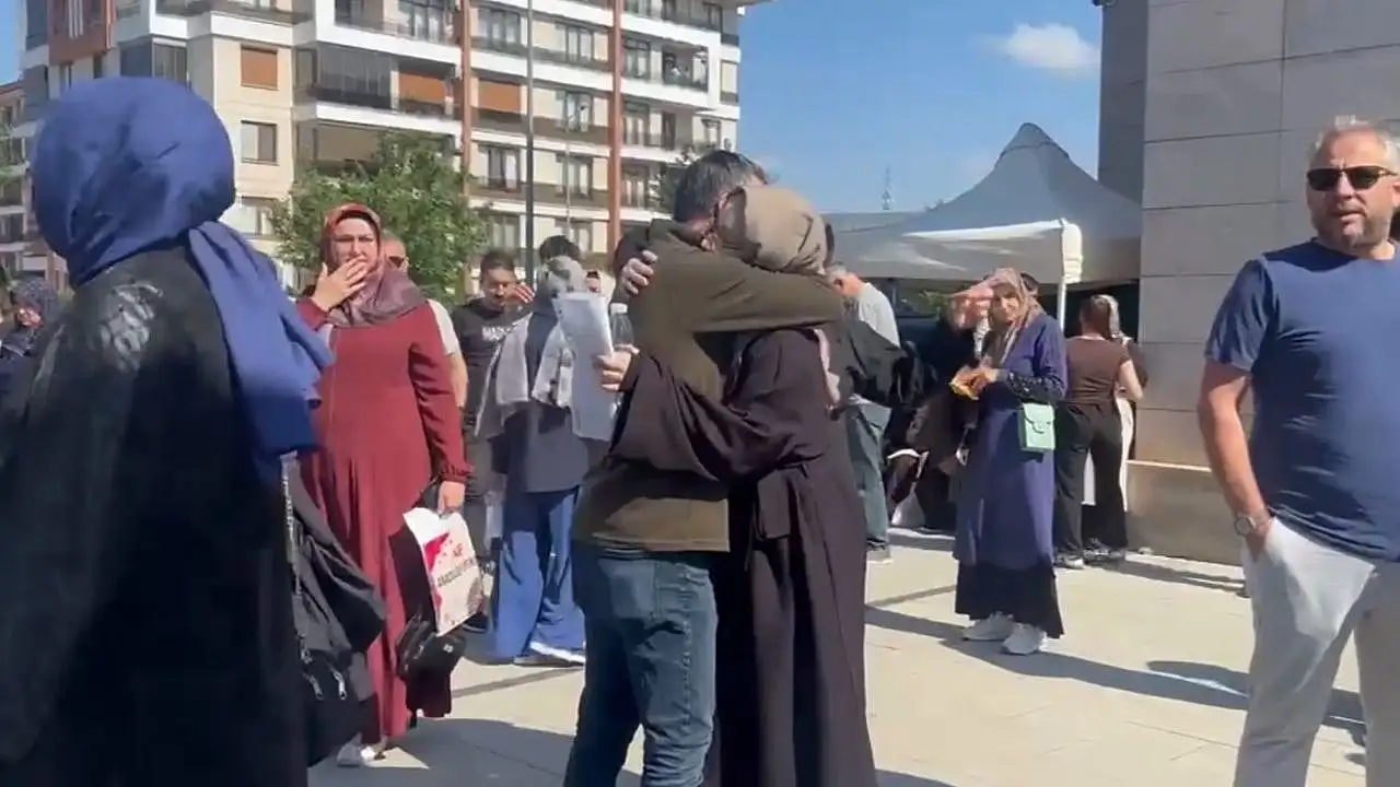 Konya'da AYT maratonu: Öğrenci son anda yetişti
