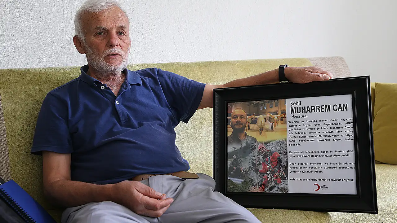 Konya'da buruk babalar günü: Şehit oğlunun milli uçakları!