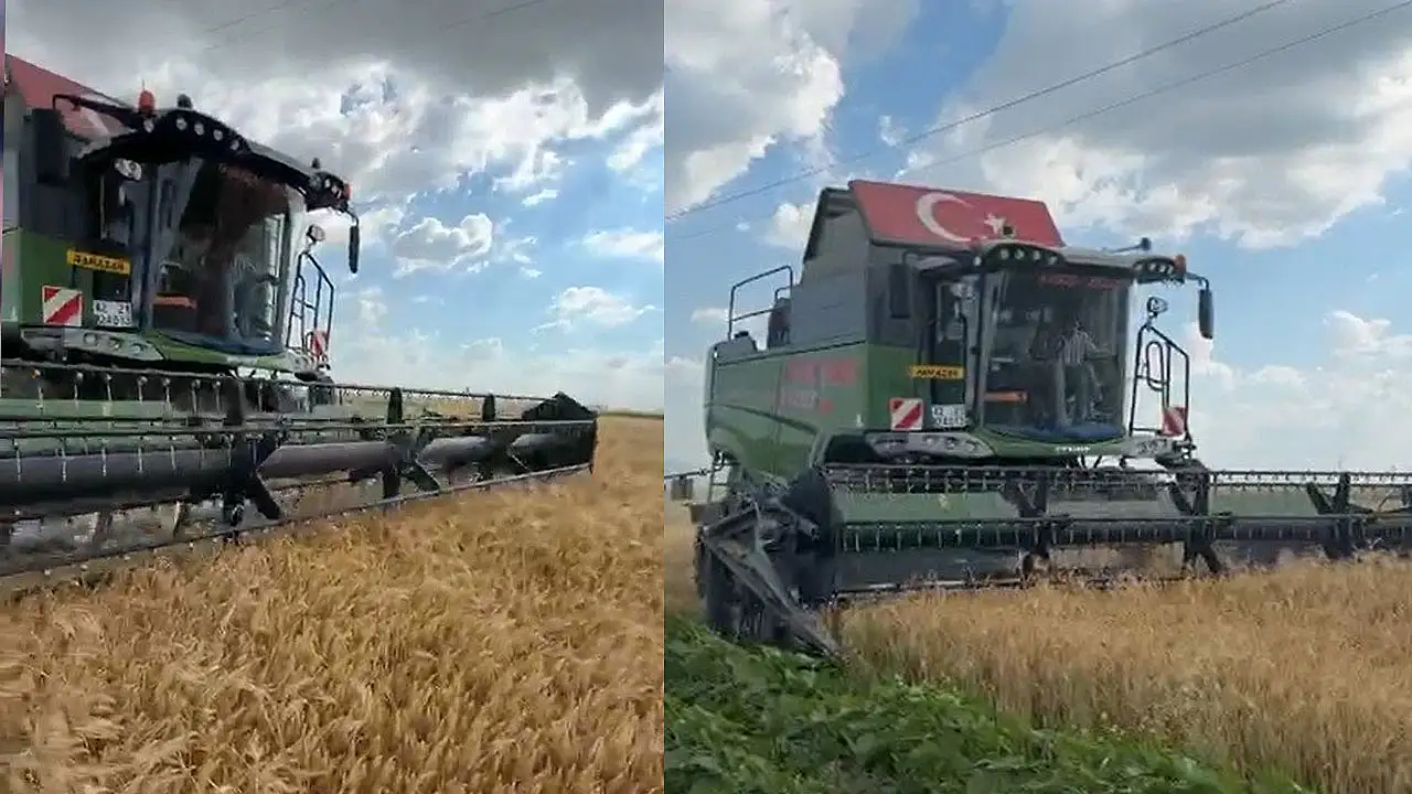 Konya'da hasat sezonu açıldı