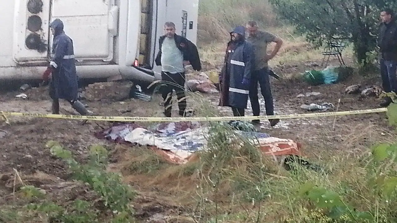 Konya'dan hareket eden tur otobüsünde can pazarı!