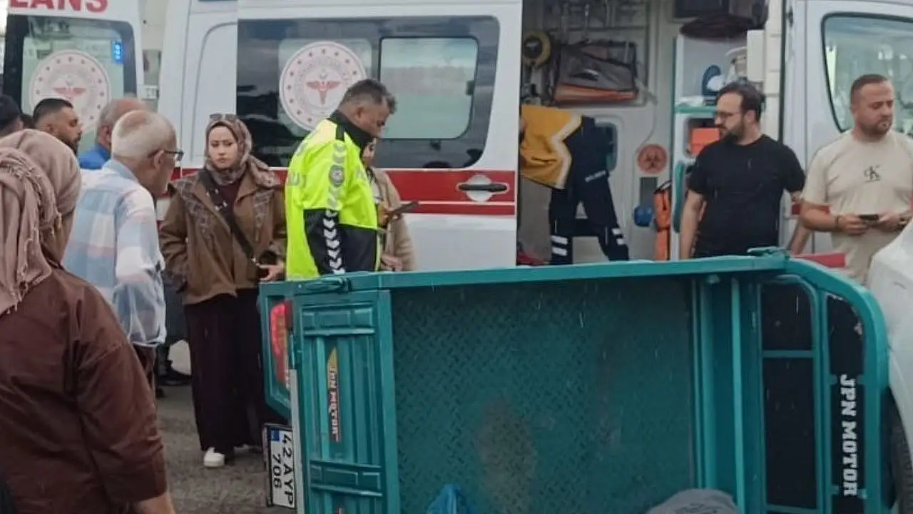 Konya'nın ilçesinde peş peşe kaza!