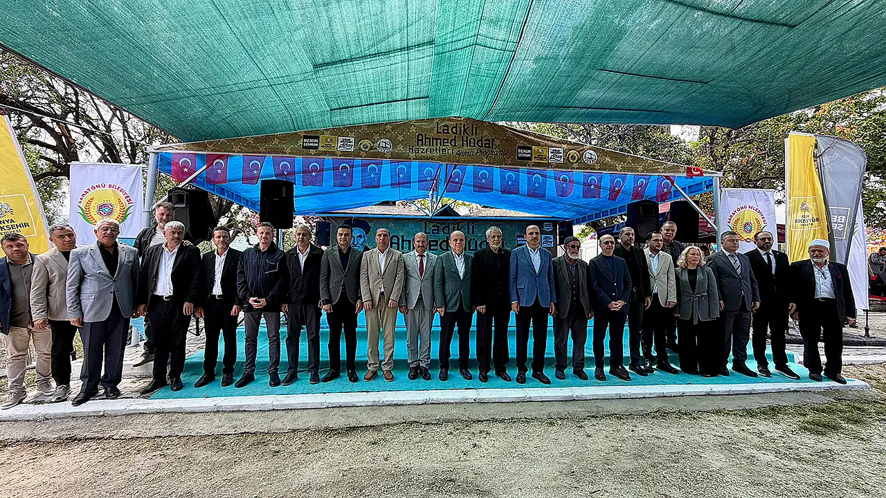 Konya'nın manevi önderi Ladikli Ahmet Hüdai 57. yıl dönümünde anıldı