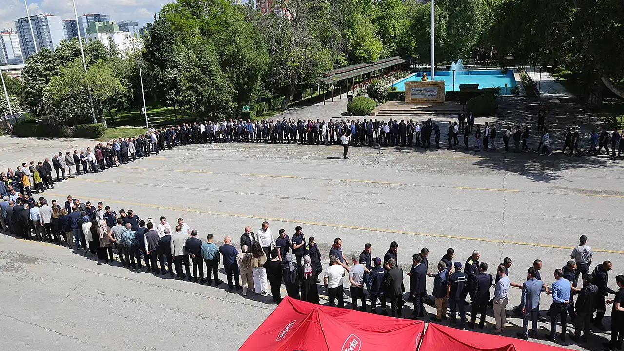 Konya Şeker bayramlaştı