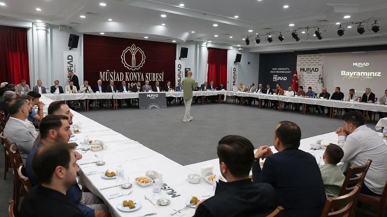 Konya iş dünyası bayram için buluştu