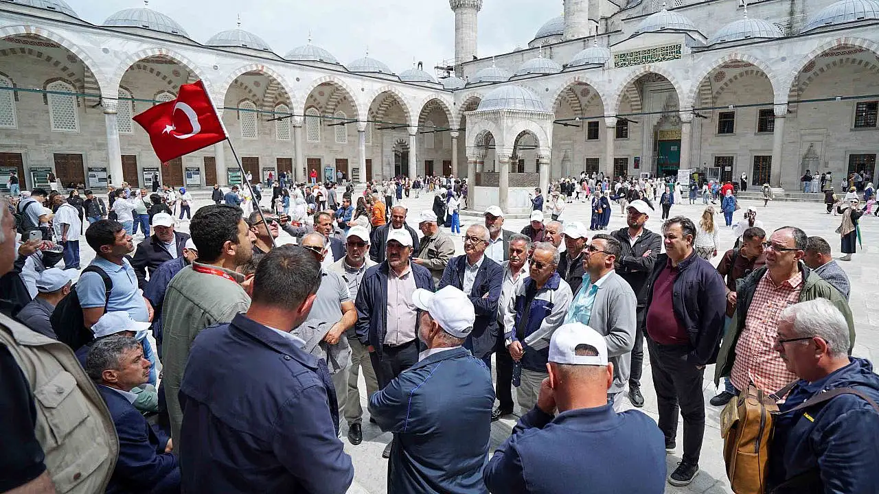 Meramlı muhtarlar İstanbul'a çıkarma yaptı