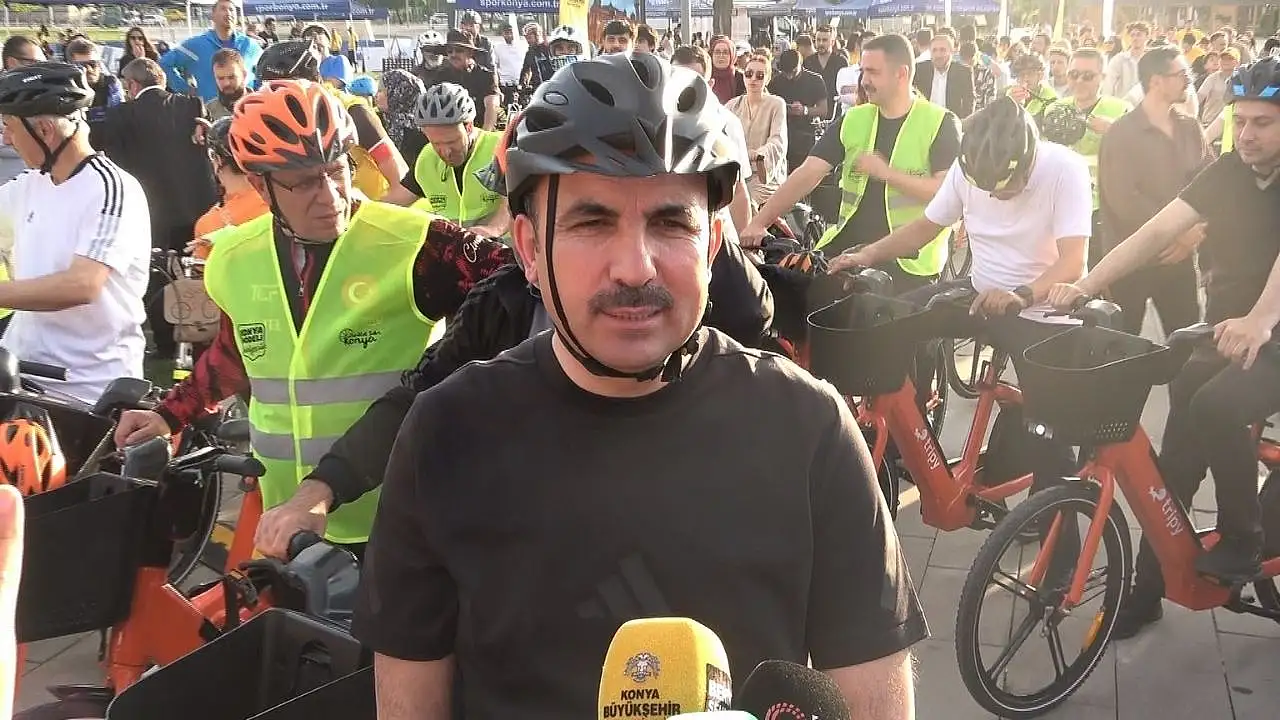 Konya'nın 31 ilçesinde pedallara aynı anda basıldı