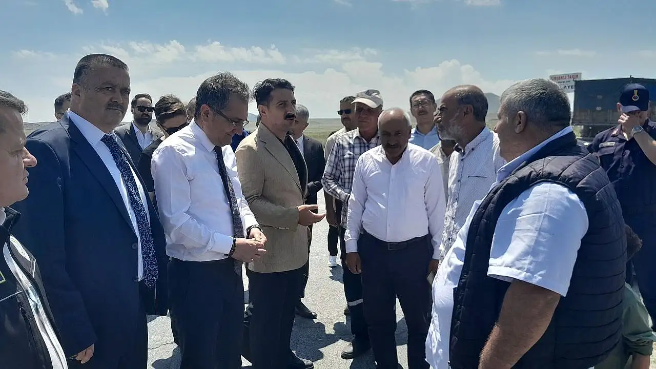Konya Karapınar'da mevsimlik tarım işçileri unutulmadı