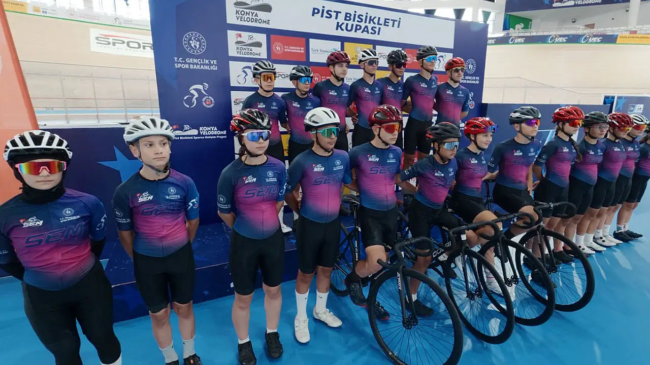 200 pedal Konya Velodromu'nda buluştu