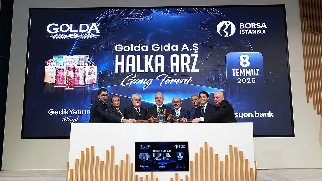 Borsa İstanbul'da gong Golda Gıda için çaldı