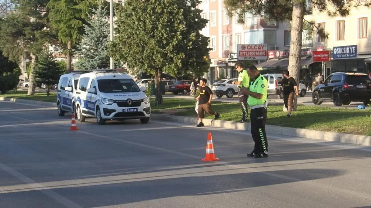 Konya'da kaza şokuyla dili boğazına kaçan çocuk korkuttu