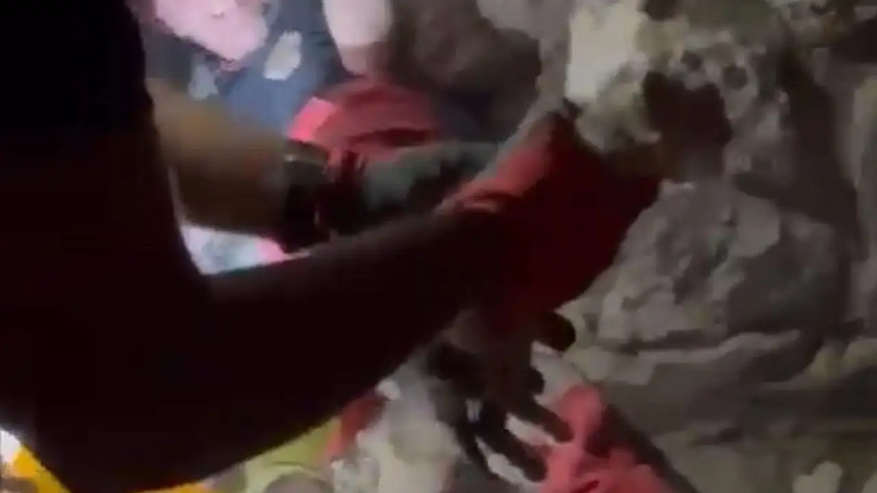 Konya'da 9 saatlik mücadelenin sonunda kurtarıldı