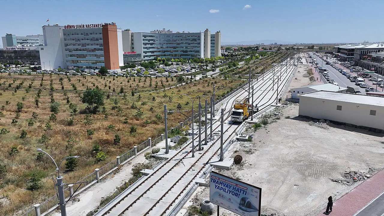 Konya'da o tramvay hattında geri sayım başladı!
