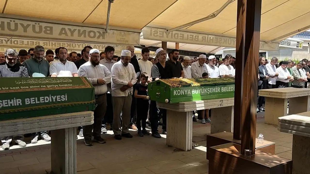 Konya'da öldürülen kuyumcu son yolculuğuna uğurlandı