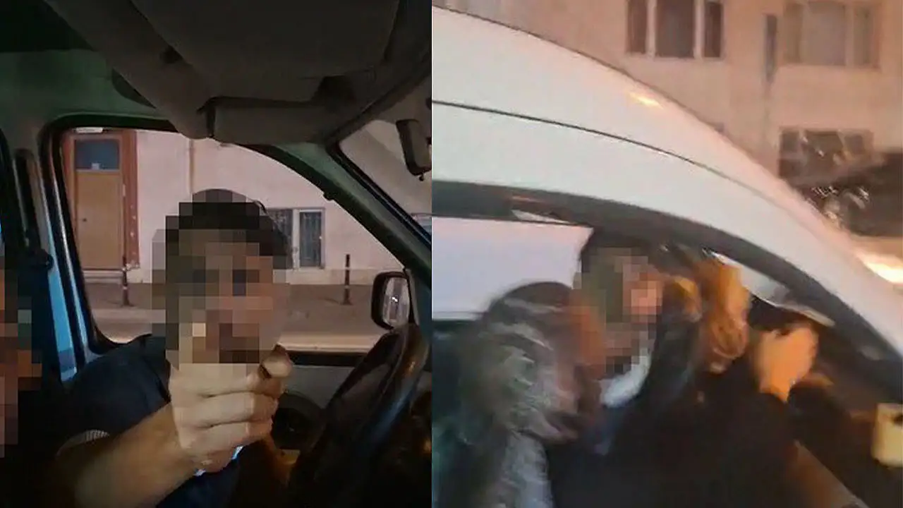 Konya'da yol verme kavgası yumruklu saldırıya dönüştü