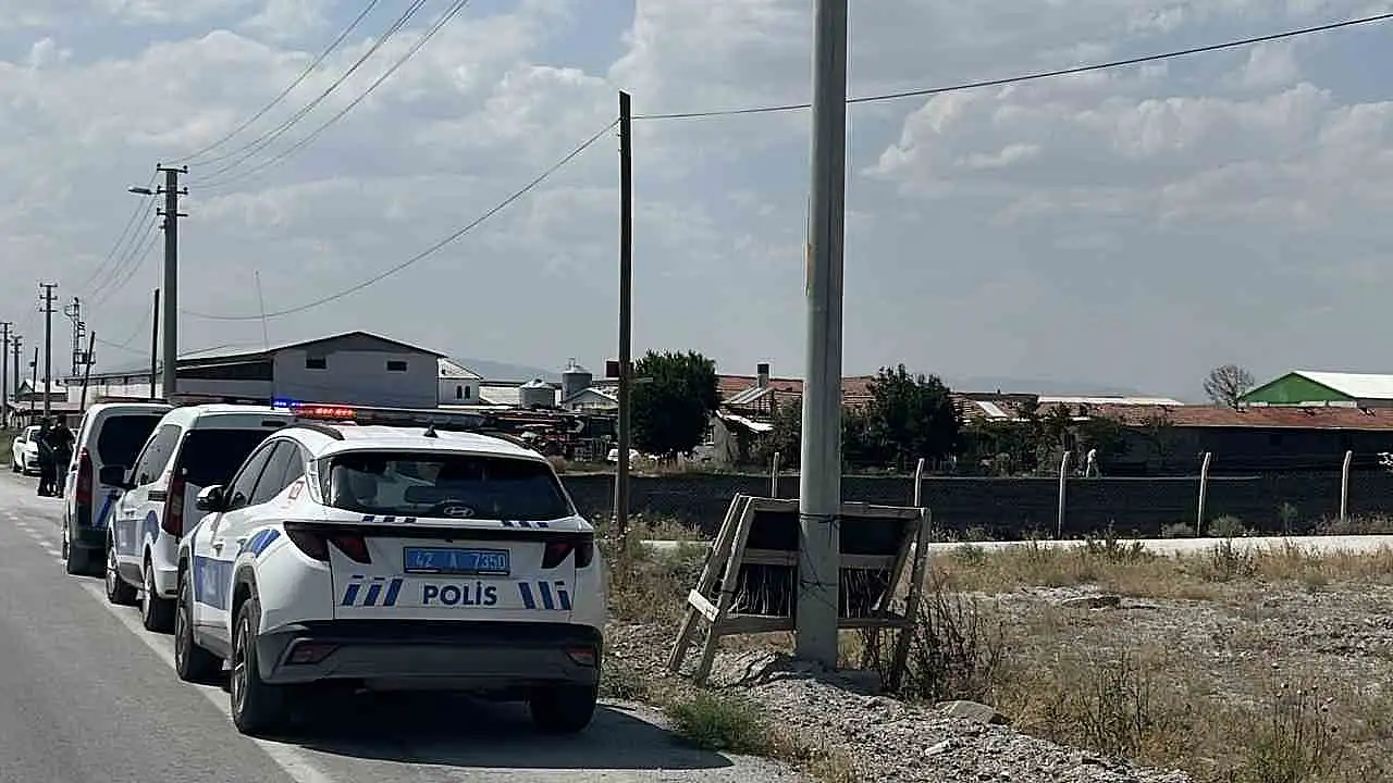 Konya'daki yangın paniğe neden oldu! O anlar havadan görüntülendi