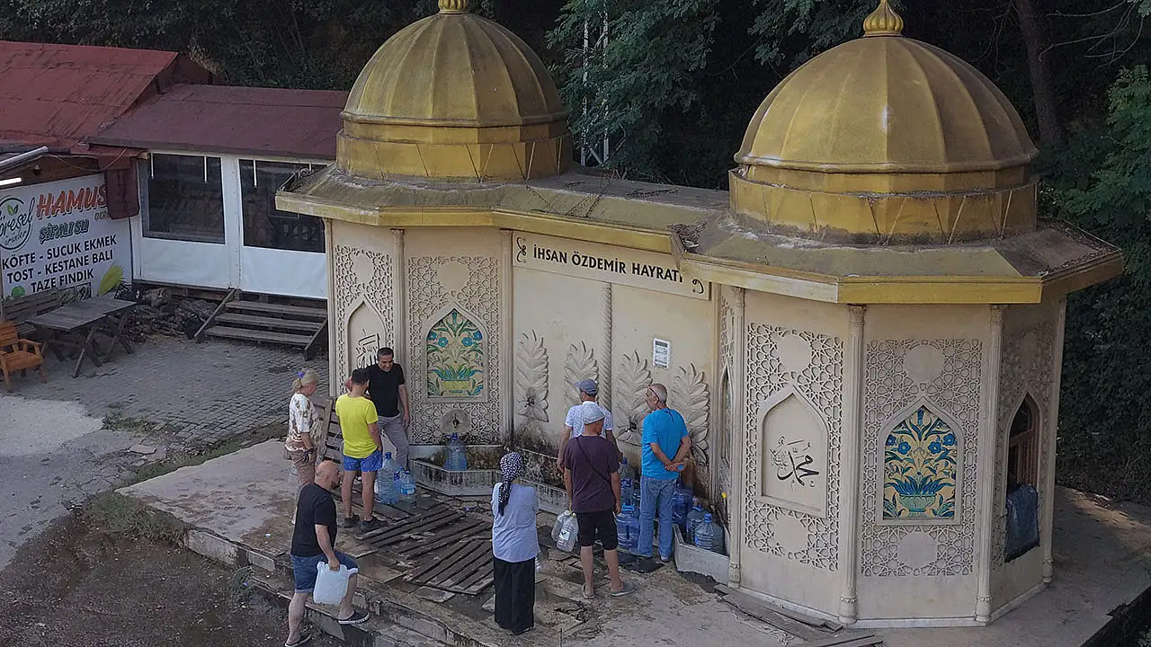 Konya'dan bile gidiyorlar! Ünü illeri aşan kaynak suyu