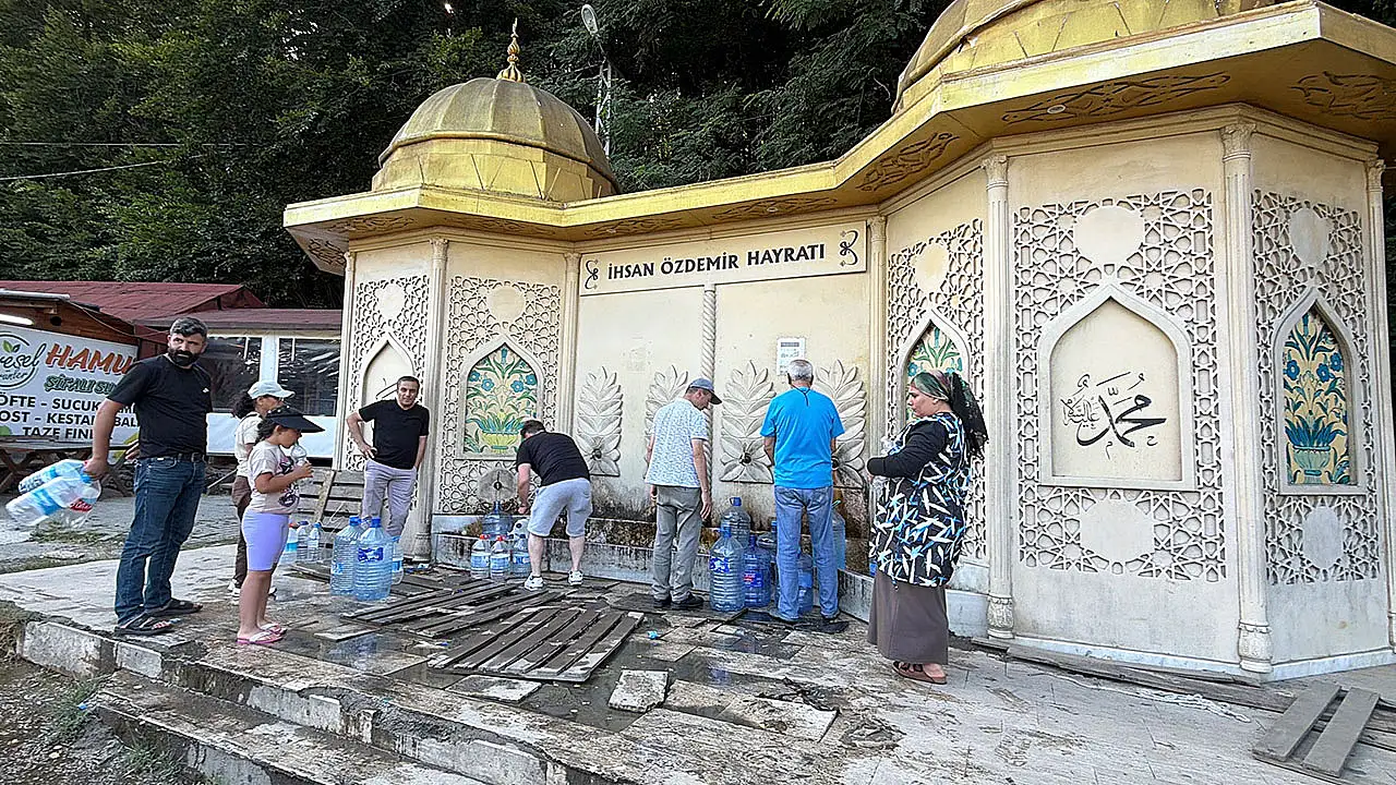 Konya'dan bile gidiyorlar! Ünü illeri aşan kaynak suyu