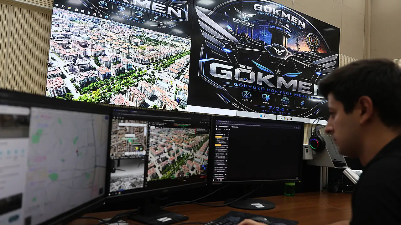 Konya Emniyetinin gökyüzündeki yeni gözü: GÖKMEN 7/24 görevde