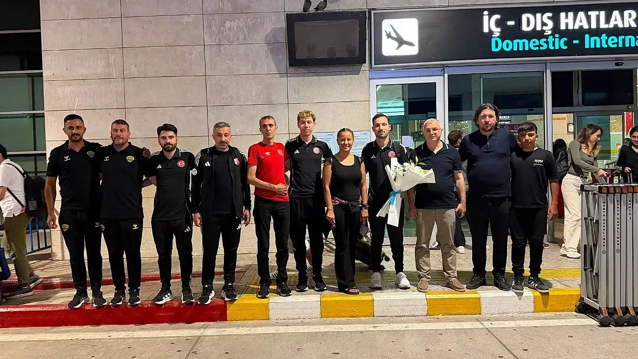 Konya'nın gururlarına coşkulu karşılama