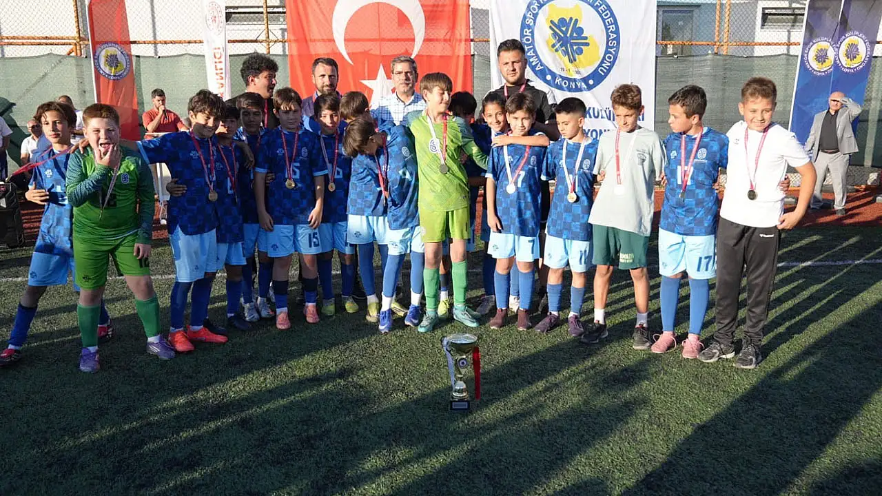 Konya U11 ve 12 ve U13 Ligi'nde şampiyonlar belli oldu