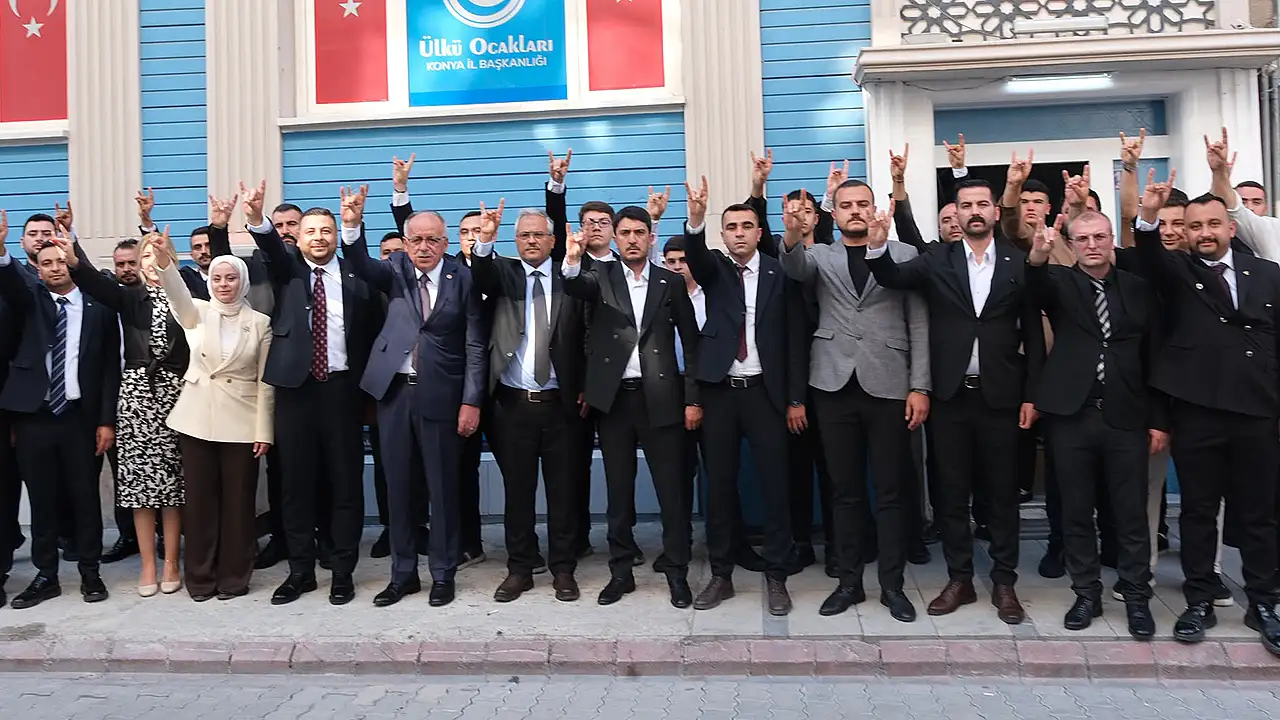 Konya Ülkü Ocakları Kalaycı'yı ağırladı