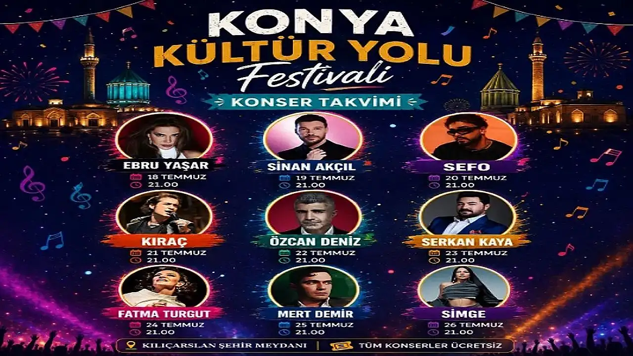 Sanatın kalbi 9 gün boyunca Konya'da atacak