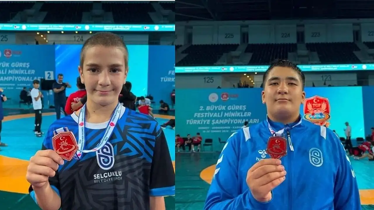 Selçuklu Belediyespor Güreş Takımı zaferle döndü