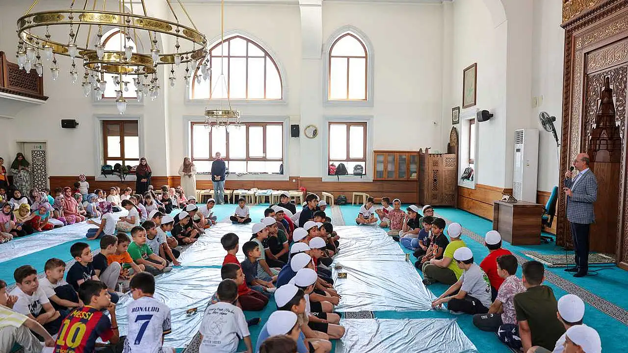 Selçuklu'da çocuklar yaz tatilini verimli geçiriyor