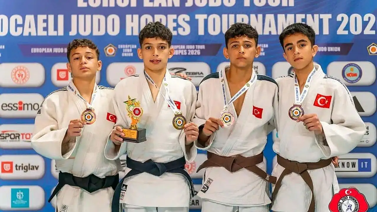 Selçuklulu judoculardan 1 altın, 1 bronz