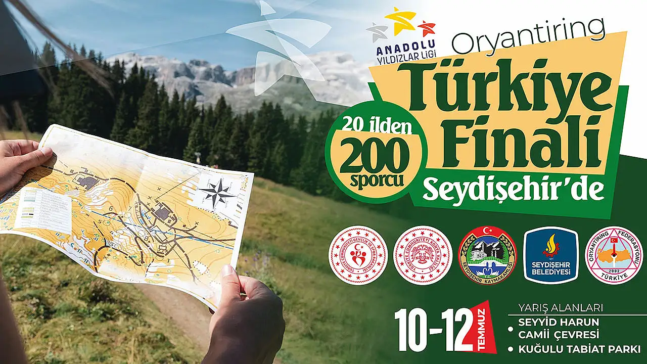 Türkiye'nin en iyi oryantiringcileri Konya'da kıyasıya yarışacak