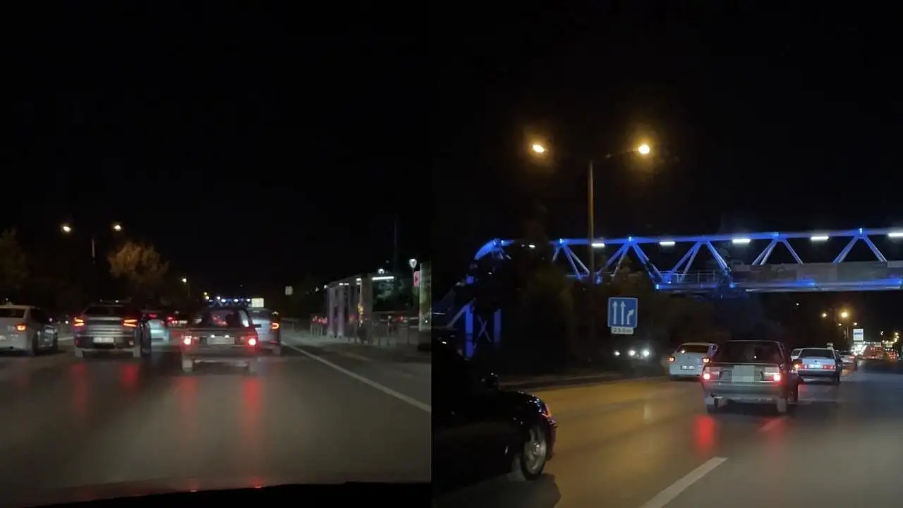 Konya'da makas terörü! Hem kendini hem trafiği tehlikeye attı