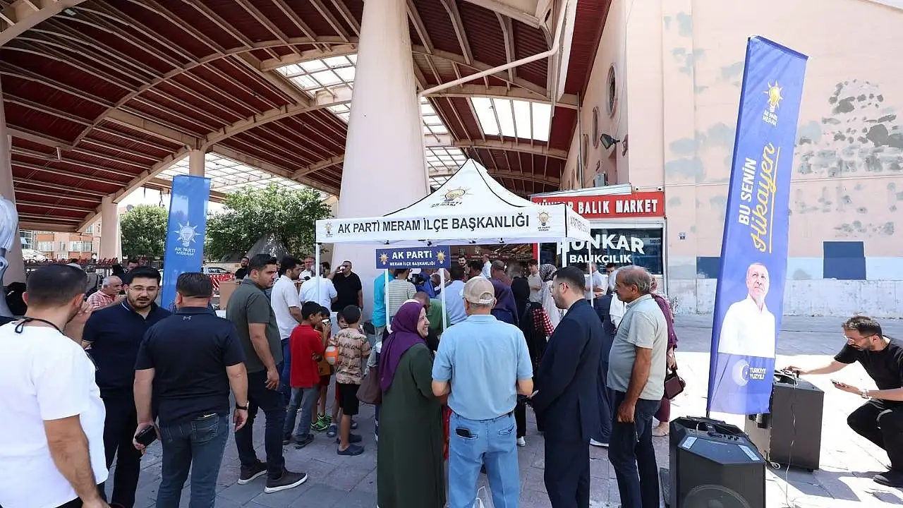 Başkan Özgökçen Meram'da sahaya indi