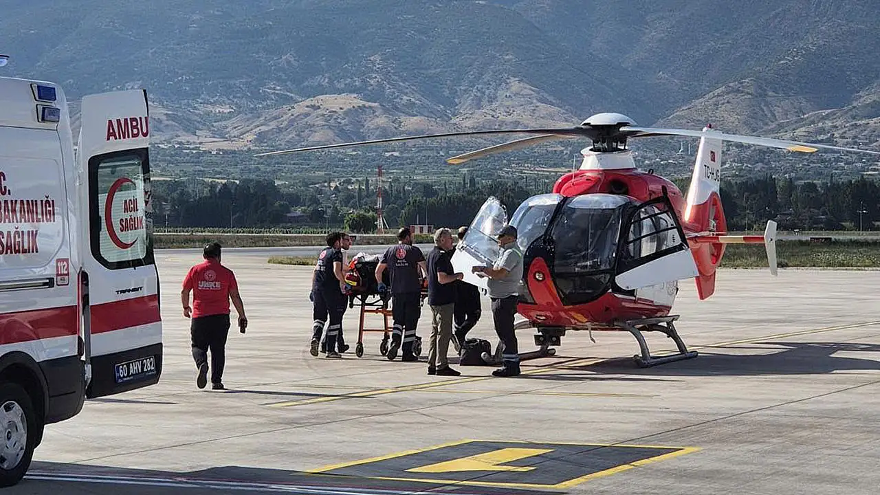 Kanser tedavisi için gökyüzünden Konya'ya umut taşındı