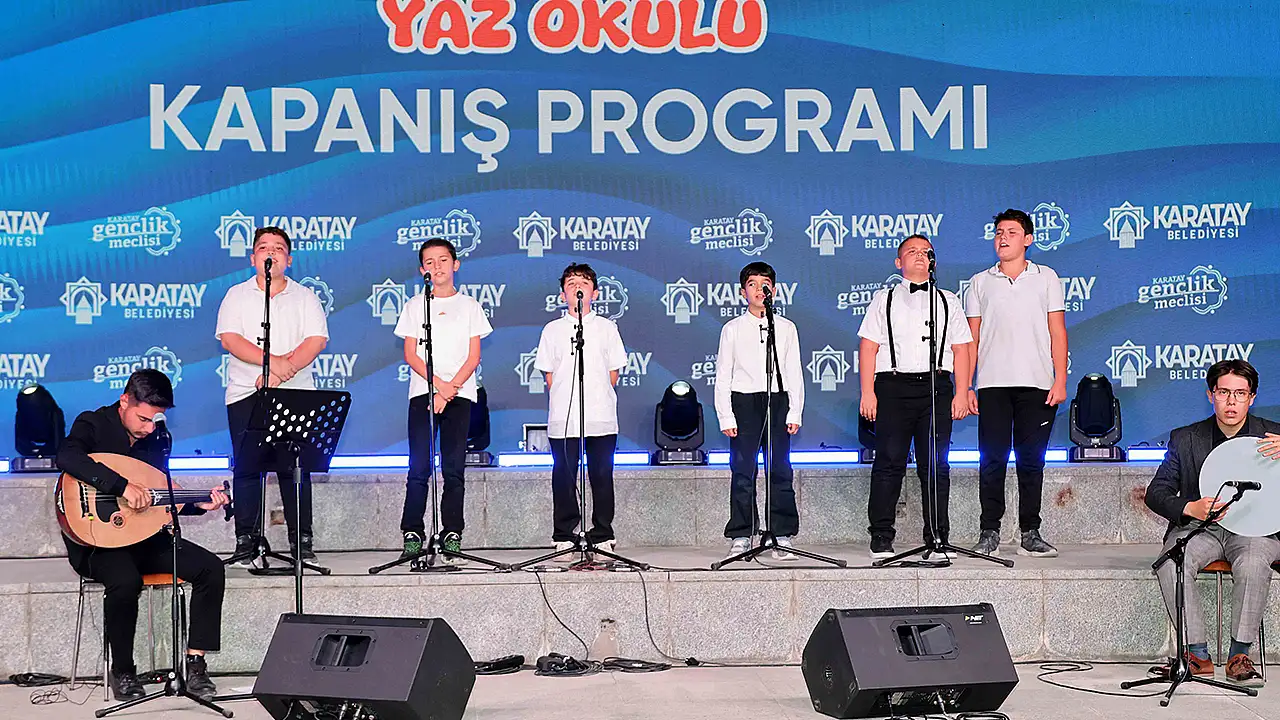 Karatay'da coşkulu kapanış