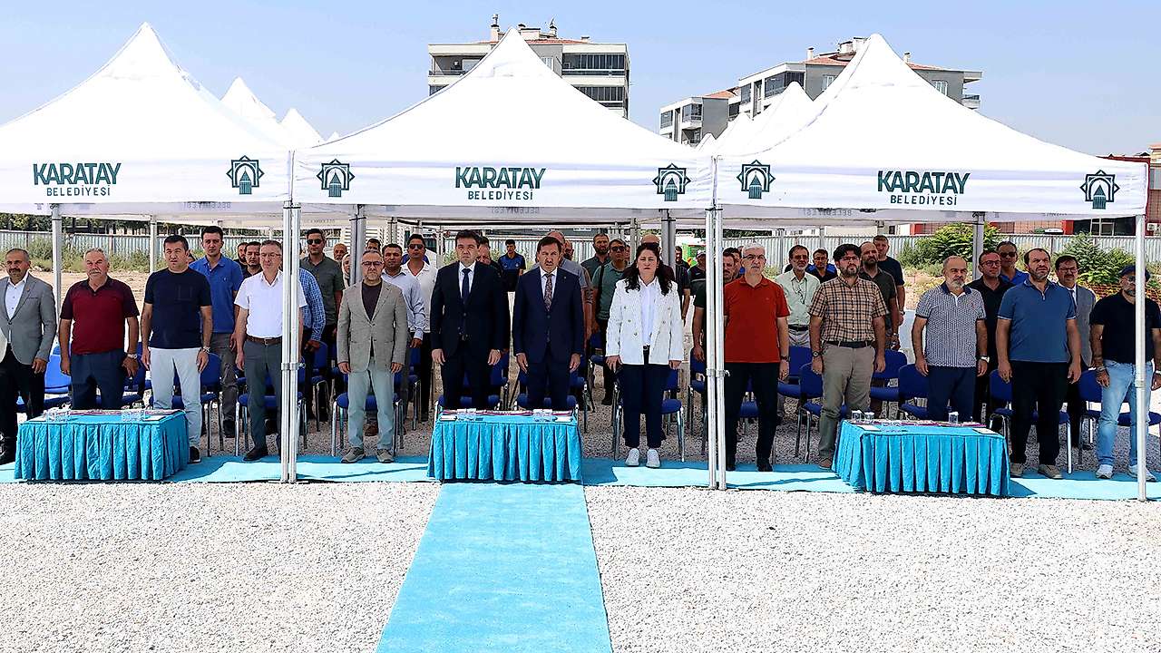 Karatay'da dev konut hamlesi, temelleri atıldı