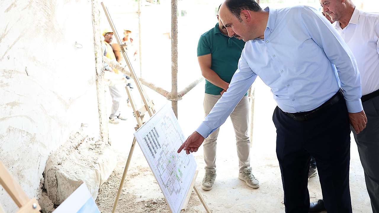 Konya'daki simge yapının inşatında sona doğru